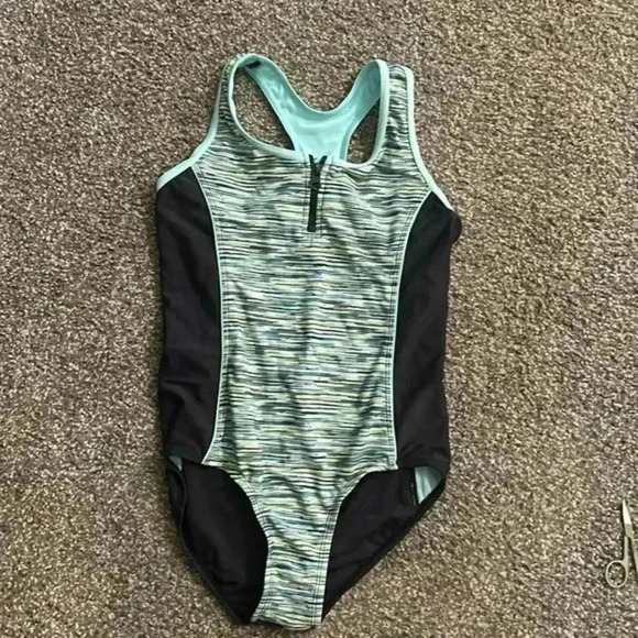 Girls one piece bathing suit,ZeroXposur, size 12 - Picture 1 of 4